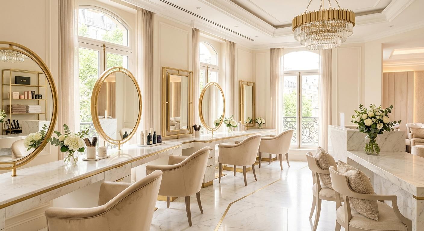 Luxury beauty discovery setting