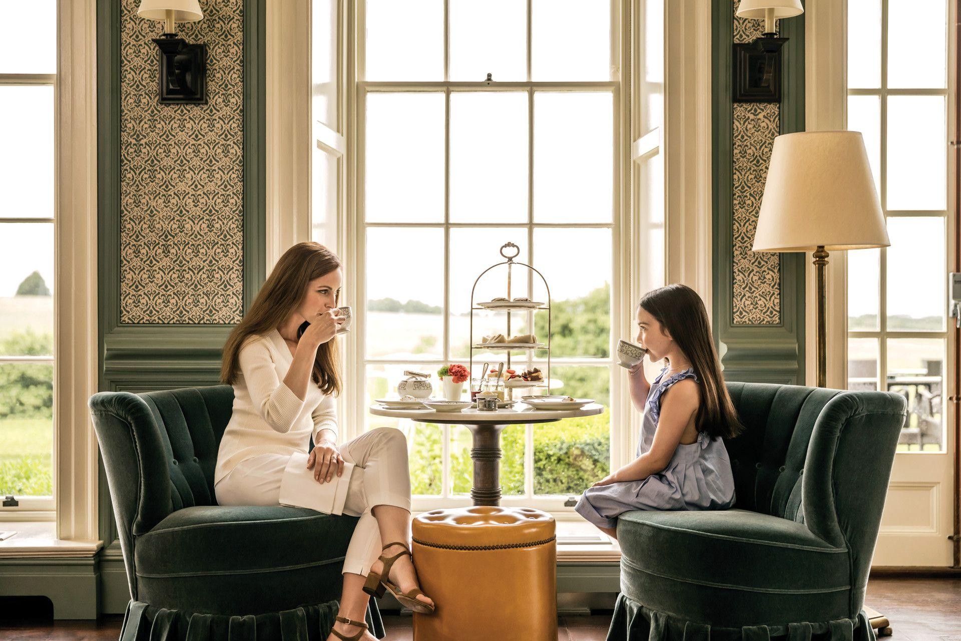 A personal hospitality moment in an elegant lounge